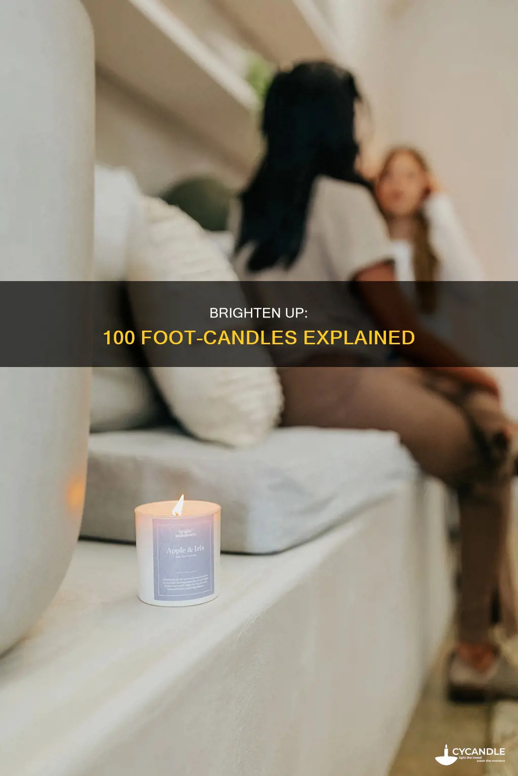 how bright is 100 foot candles