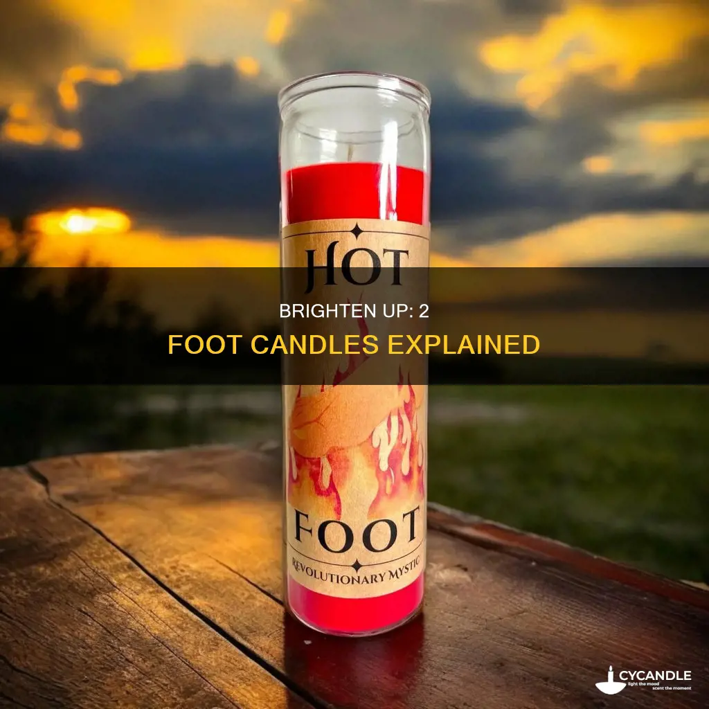 how bright is 2 foot candles