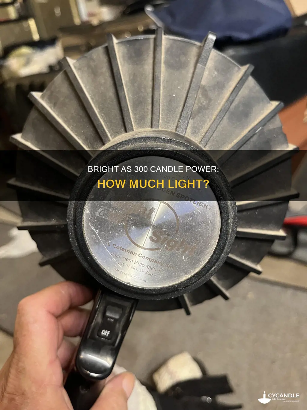 how bright is 300 candle power