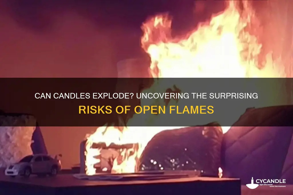how can a candle explode
