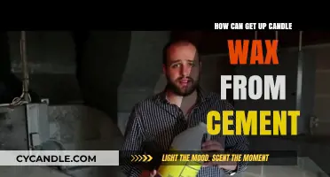 Effective Ways to Remove Candle Wax from Cement Surfaces Easily