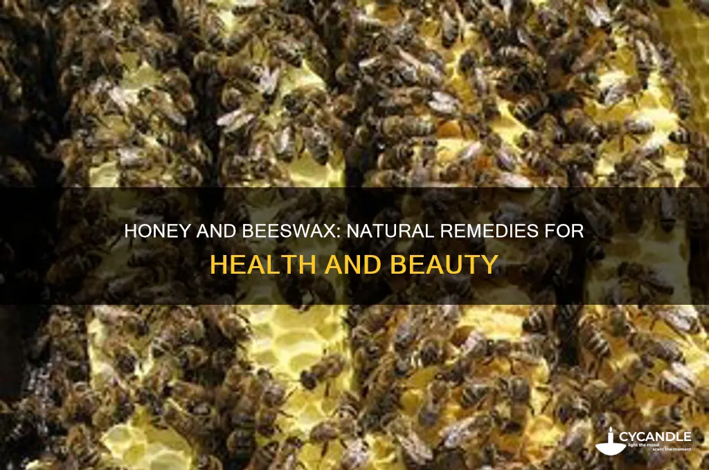 how can honey and beeswax help people