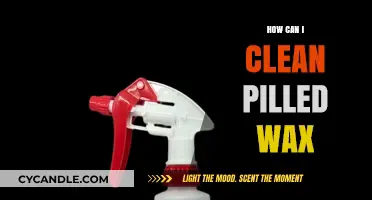 Effective Methods to Clean Pilled Wax from Surfaces Easily