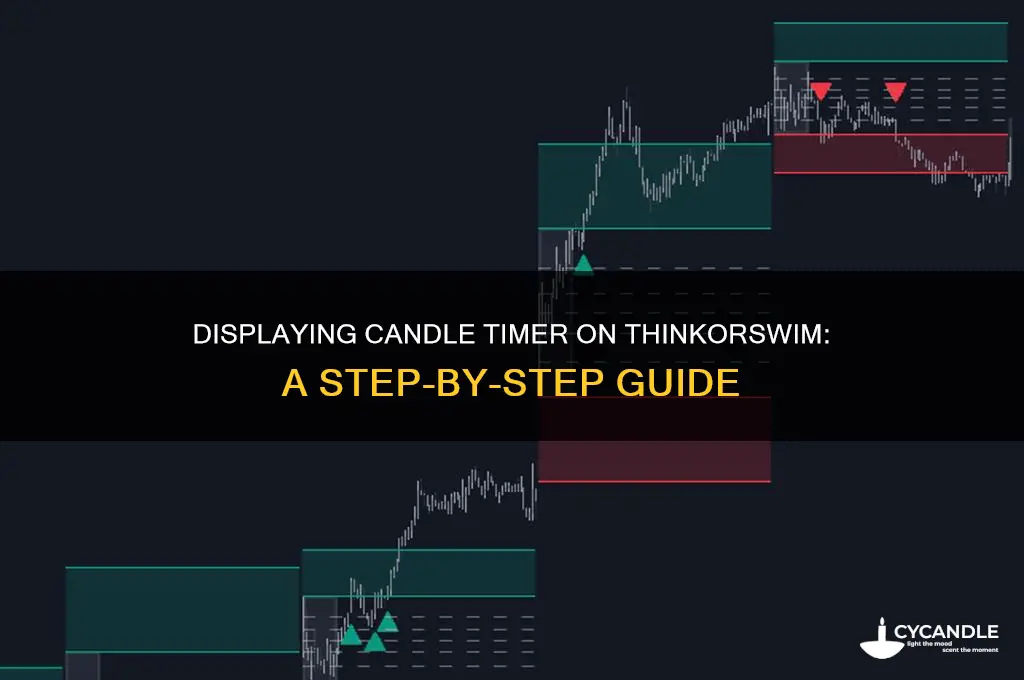 how can i display timer of the candle on thinkorswin