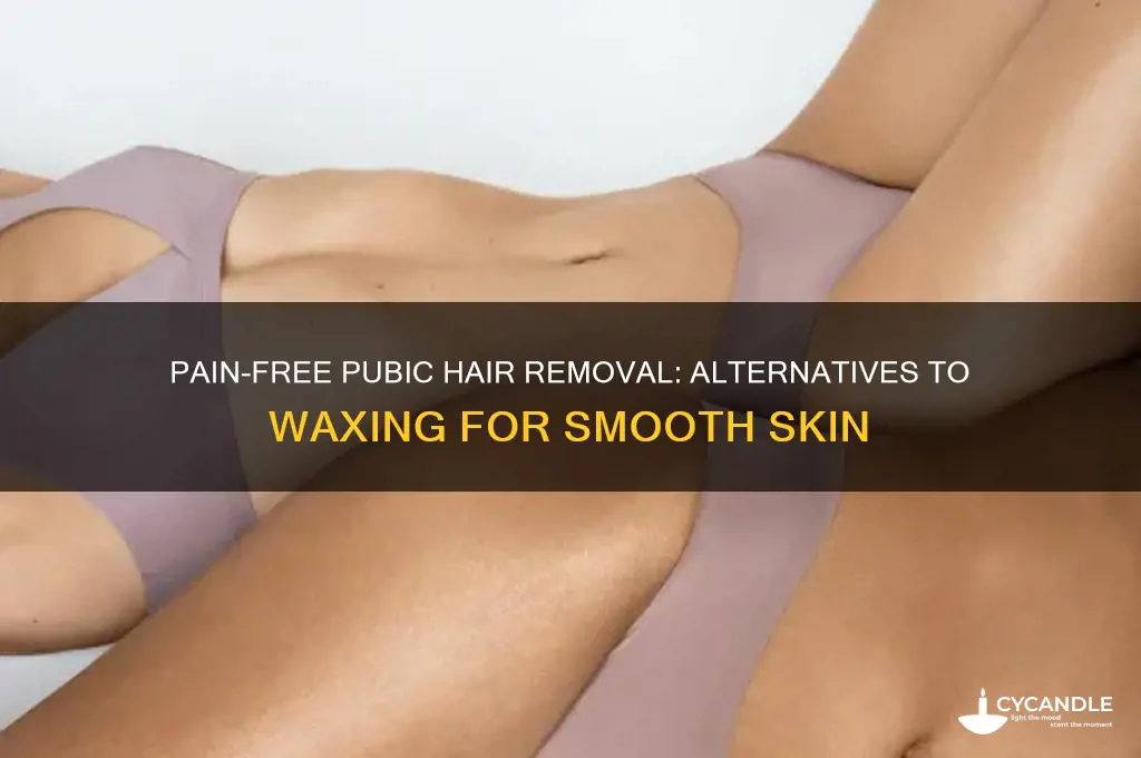 how can i get rid of pubic hair without waxing