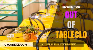 Effective Ways to Remove Wax Stains from Your Tablecloth Easily