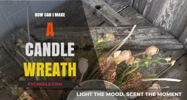 Crafting a Festive Candle Wreath: Easy DIY Guide for Beginners