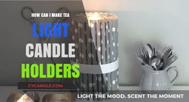 Creative DIY Tea Light Candle Holders: Easy Crafting Ideas