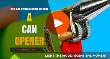 Creative Ways to Open a Candle Without a Can Opener