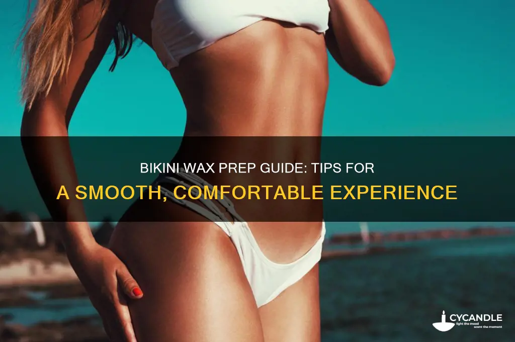 how can i prepare for a bikini wax