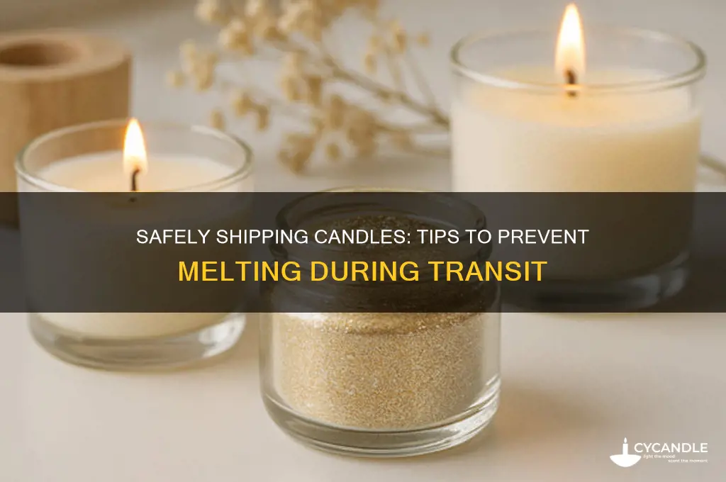 how can i ship a candle without it melting