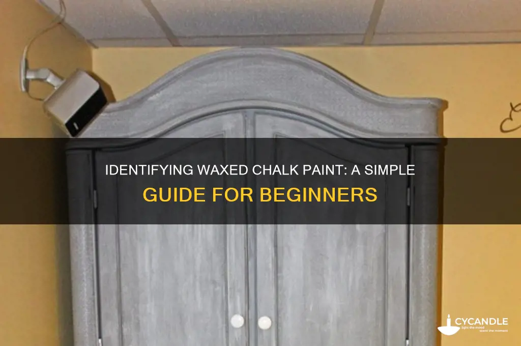 how can i tell if chalk paint is waxed