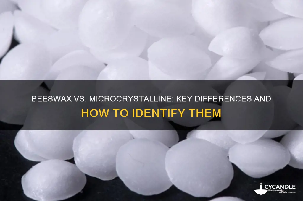 how can i tell the difference between beeswax and microcrystalline