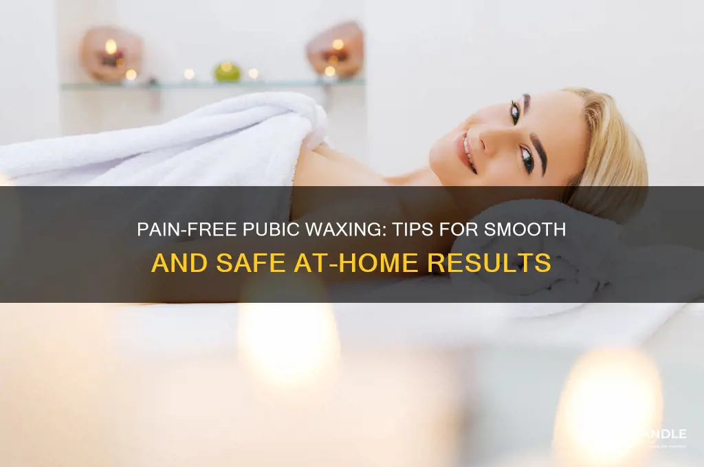 how can i wax my pubic area