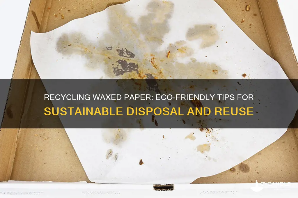 how can waxed oaper be recycked