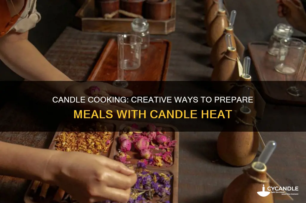 how can you cook using candles