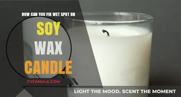 Fixing Wet Spots on Soy Wax Candles: Simple Solutions for a Smooth Burn