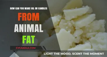 Crafting Candles and Oil: A Guide to Using Animal Fat