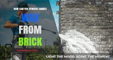 Effective Methods to Remove Candle Wax from Brick Surfaces