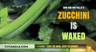 Identifying Waxed Zucchini: A Simple Guide to Spotting the Coating