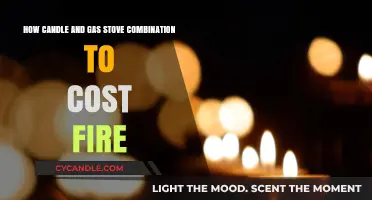 Candle and Gas Stove: A Recipe for Disaster