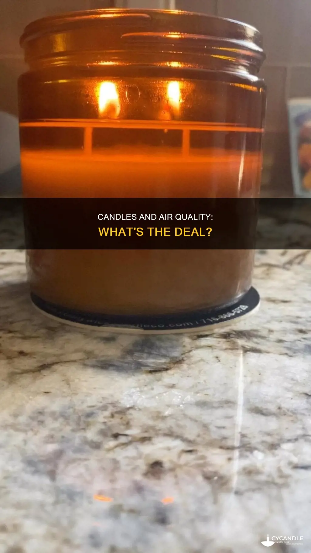 how candles affect indoor air quality