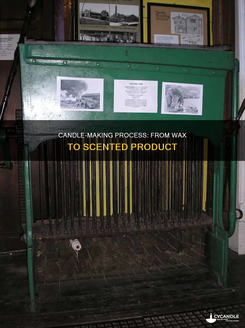 how candles are made in factories
