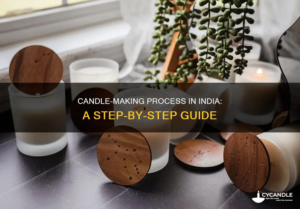 how candles are made in india