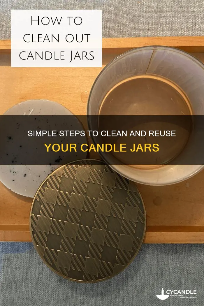 how clean candle jar