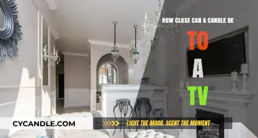 Safe Distance: How Close Can a Candle Be to a TV?
