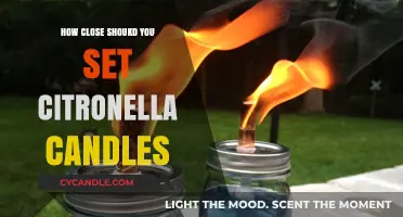 Strategically Place Citronella Candles for Optimal Protection