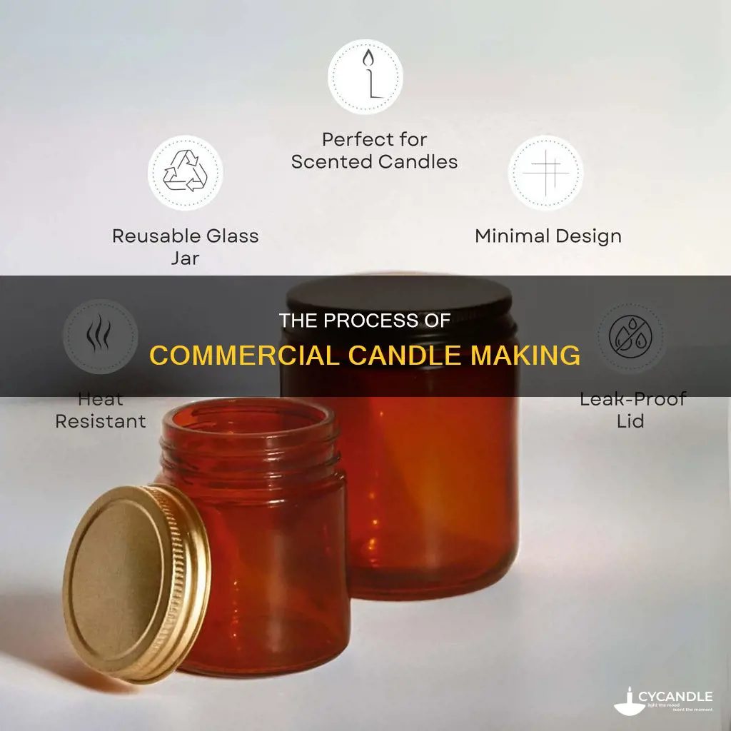 how commercial candles are made