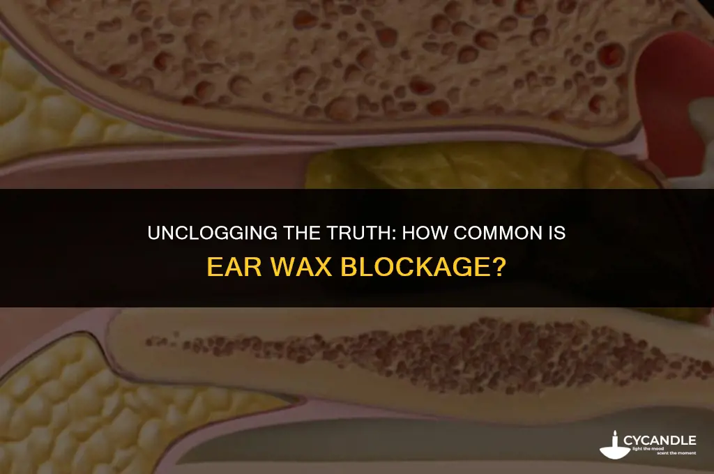 how common is ear wax blockage