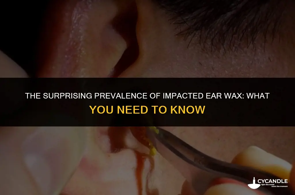 how common is impacted ear wax