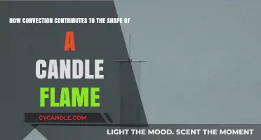Convection's Role in Forming a Candle Flame