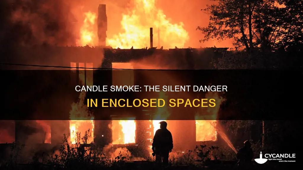 how dangerous is candle smoke and enclosed room