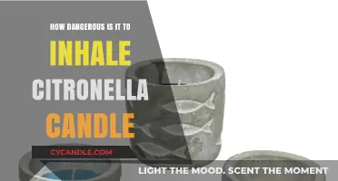 The Hidden Dangers of Inhaling Citronella Candles