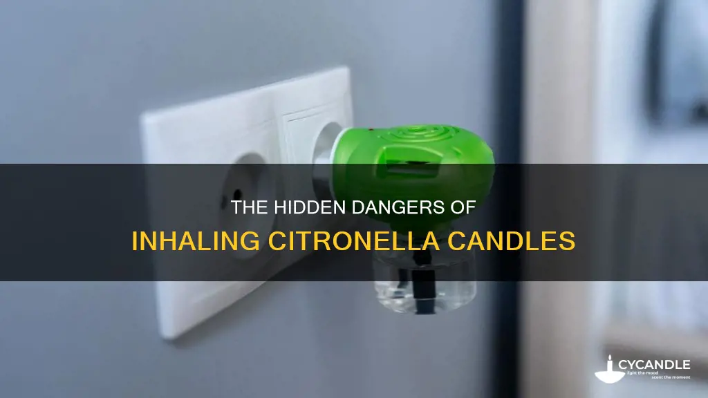 how dangerous is it to inhale citronella candle