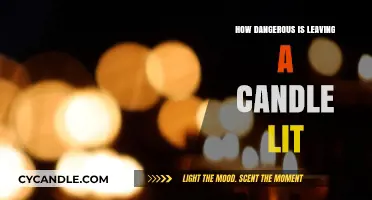 Candles: A Fire Hazard in Disguise