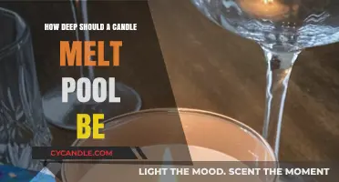 Candle Melt Pools: Ideal Depth for Best Burn