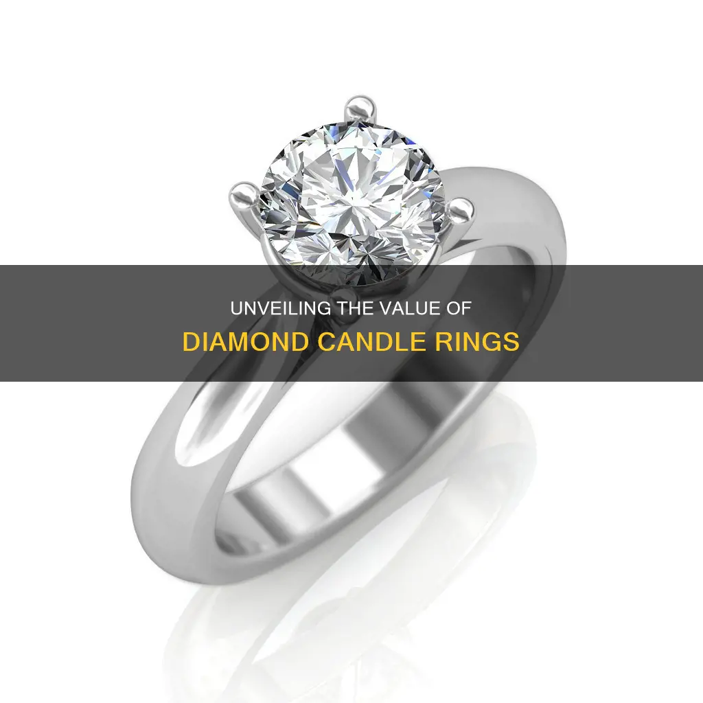 how determine value diamond candle ring
