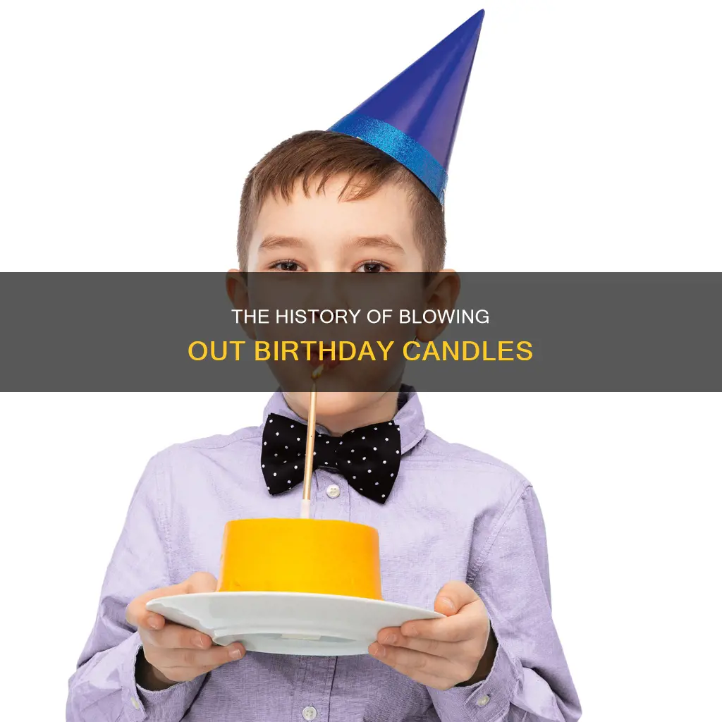 how did blowing out candles start
