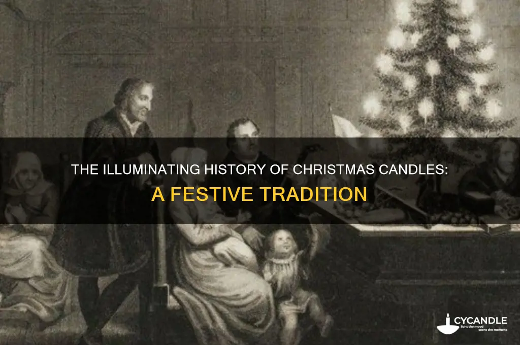 how did christmas candles get started