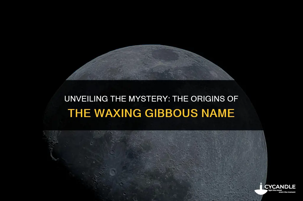 how did the waxing gibbous get its name