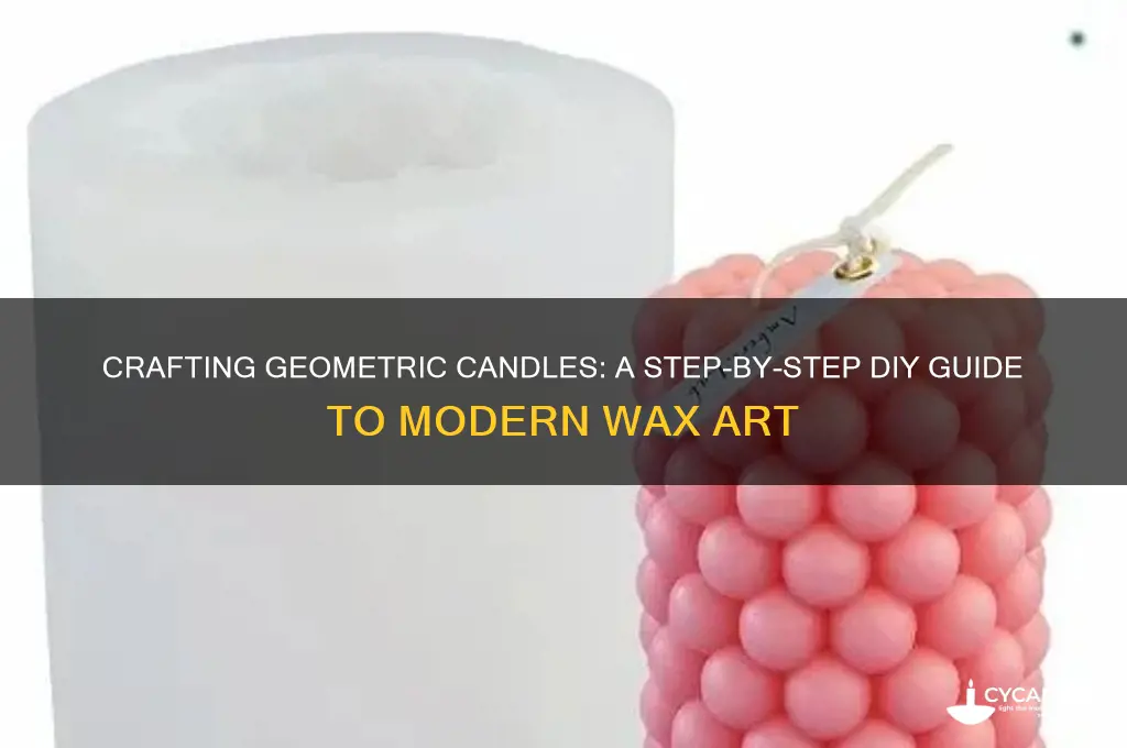 how did you make this geometric candle