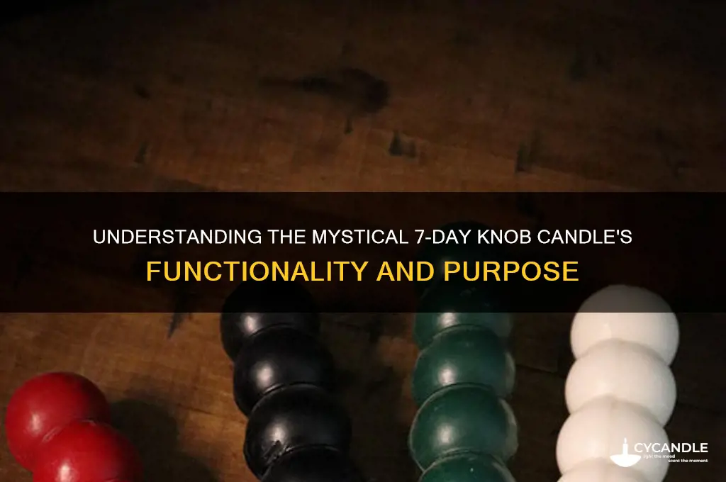 how do 7 day knob candles work