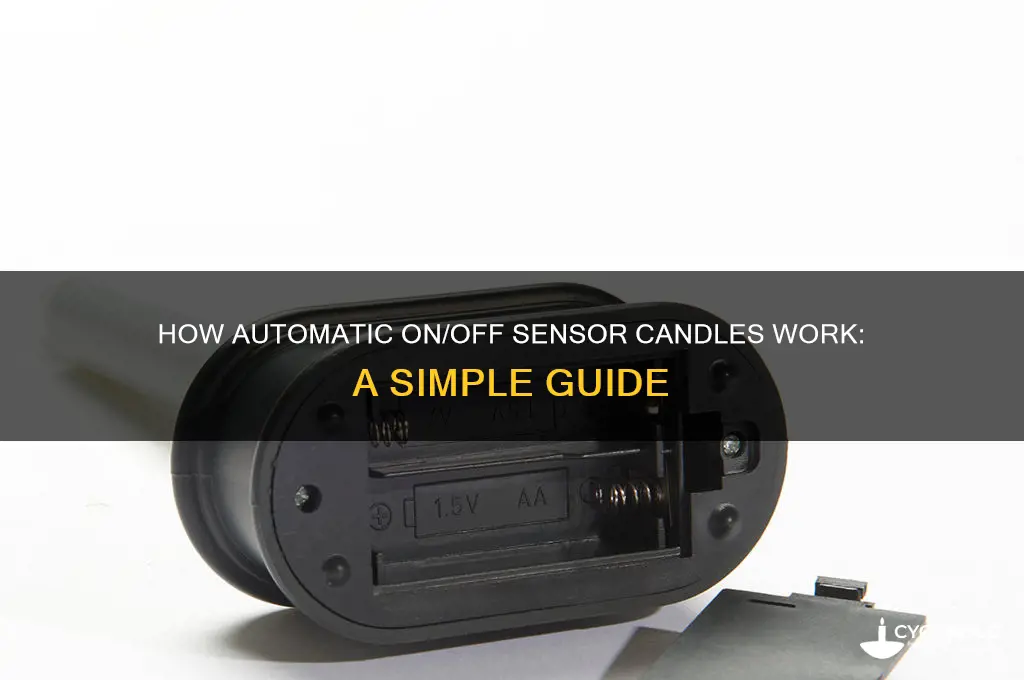 how do automatic on off sensor candles work