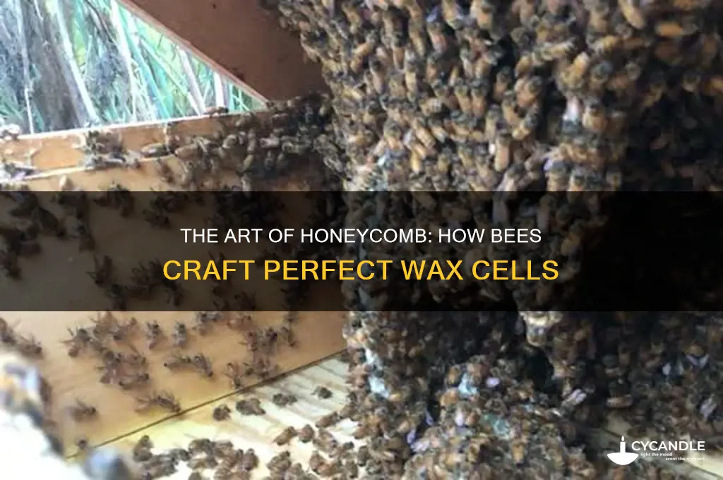how do bees make wax cells