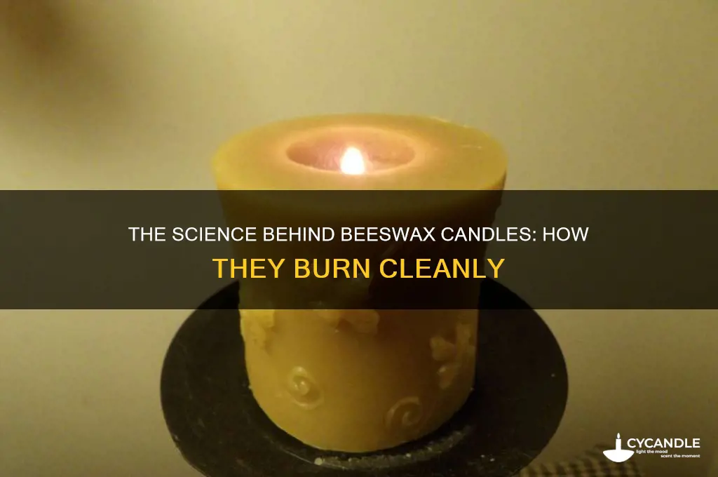 how do beeswax candles burn