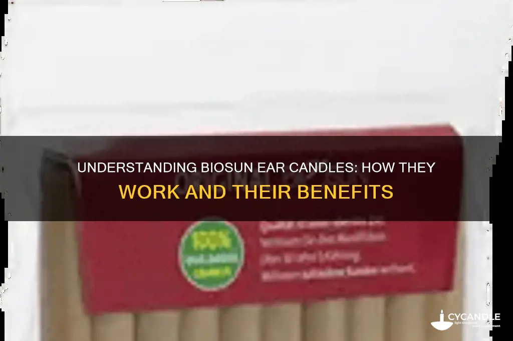 how do biosun ear candles work